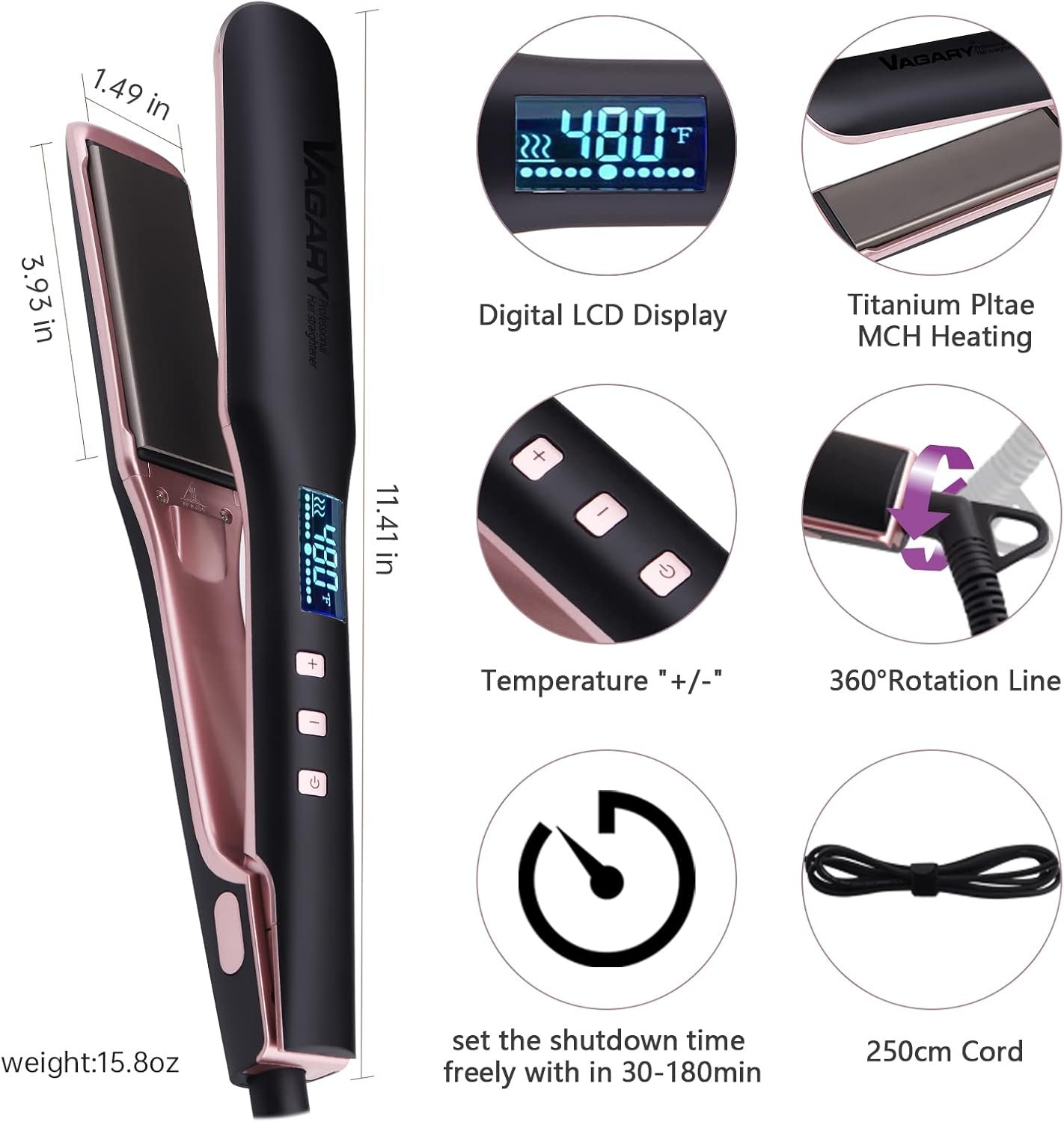 مكواة فرد وتمليس - الصورة 3