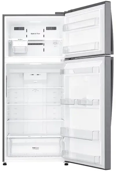 براد LG بمجمدة علوية 547 لتر – فضي غامق - الصورة 2