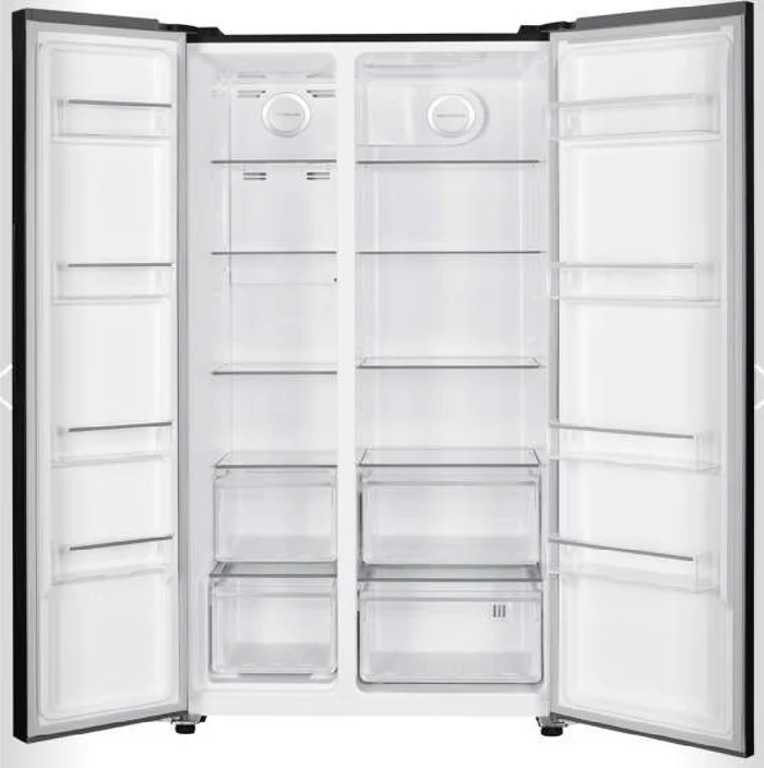 براد Sharp بسعة 655 لتر، تبريد تقليدي، إنفرتر، لون فضي - الصورة 2