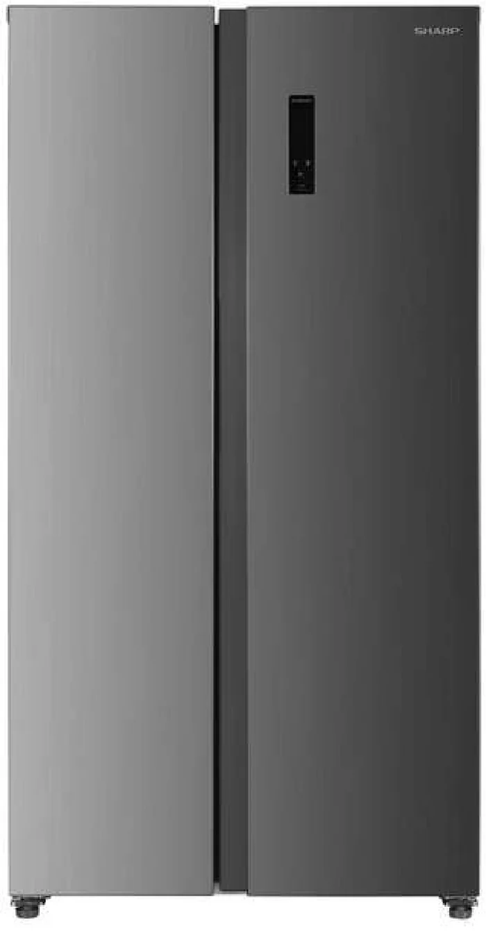 براد Sharp بسعة 655 لتر، تبريد تقليدي، إنفرتر، لون فضي
