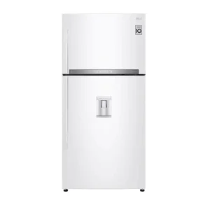 براد LG بابين مع موزع مياه – أبيض