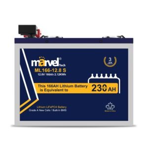 بطارية ليثيوم MARVEL LiFePO4 12.8V 166Ah مع BMS