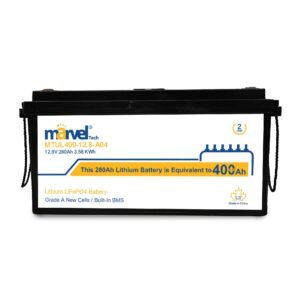 بطارية ليثيوم MARVEL LiFePO4 12.8V 280Ah مع BMS وبلوتوث
