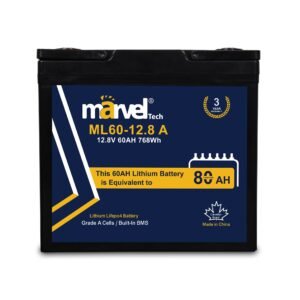 بطارية ليثيوم MARVEL LiFePO4 12.8V 60Ah