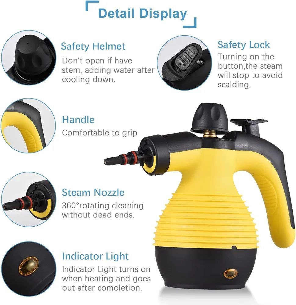 جهاز تنظيف بالبخار المحمول Jamaky - الصورة 2