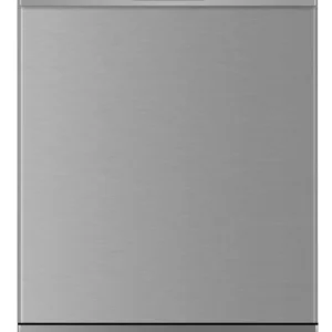 غسالة أطباق صغيرة Sharp بسعة 12 مكان، 6 برامج، لون فضي