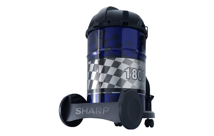 مكنسة برميل Sharp 1800 واط، محرك نحاس خالص، سلك 8 متر - الصورة 2