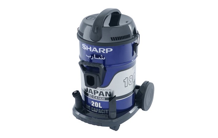 مكنسة برميل Sharp 1800 واط، محرك نحاس خالص، سلك 8 متر - الصورة 3