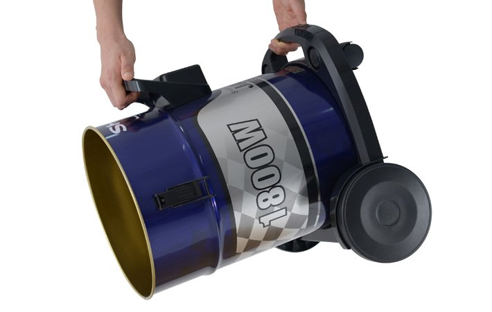 مكنسة برميل Sharp 1800 واط، محرك نحاس خالص، سلك 8 متر - الصورة 5