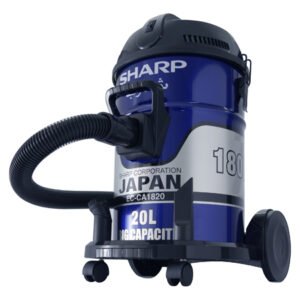 مكنسة برميل Sharp 1800 واط، محرك نحاس خالص، سلك 8 متر