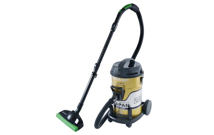 مكنسة برميل Sharp 2400 واط، محرك نحاس خالص، سلك 8 متر - الصورة 8