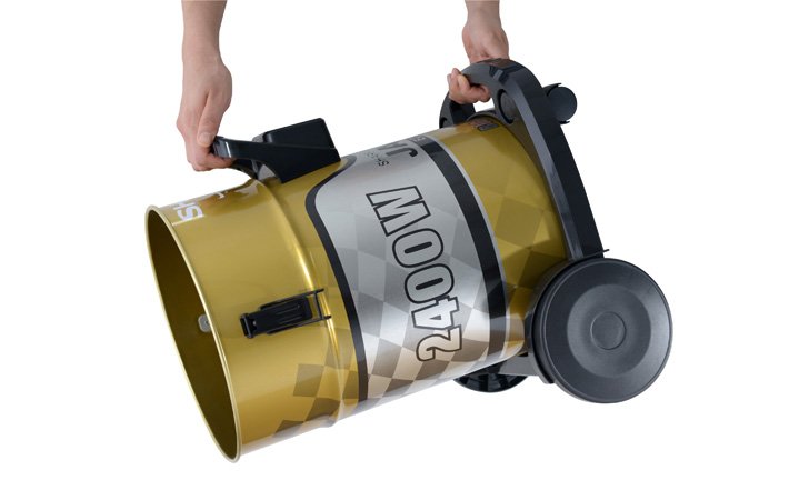 مكنسة برميل Sharp 2400 واط، محرك نحاس خالص، سلك 8 متر - الصورة 7