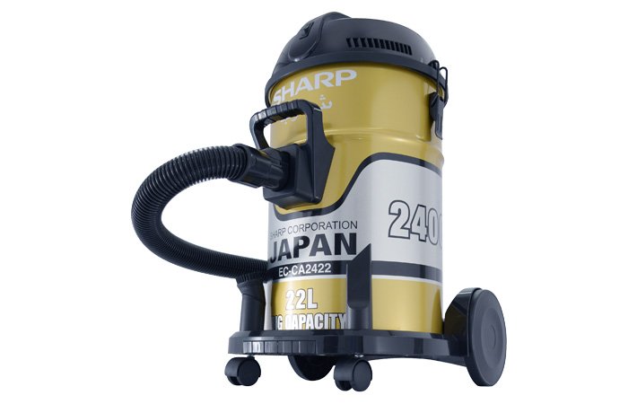 مكنسة برميل Sharp 2400 واط، محرك نحاس خالص، سلك 8 متر